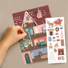 Sticker Scene Card - Holiday House - DIGS