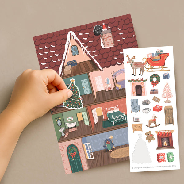 Sticker Scene Card - Holiday House - DIGS
