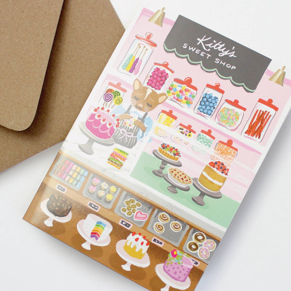 Sticker Scene Card - Sweet Shop - DIGS