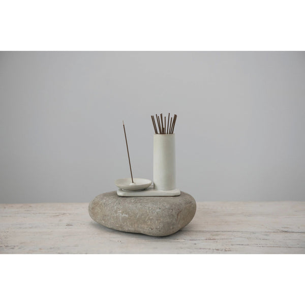 Stoneware Incense Dish - DIGS