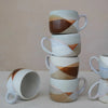 Stoneware Mugs with Geometric Design - DIGS