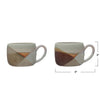 Stoneware Mugs with Geometric Design - DIGS