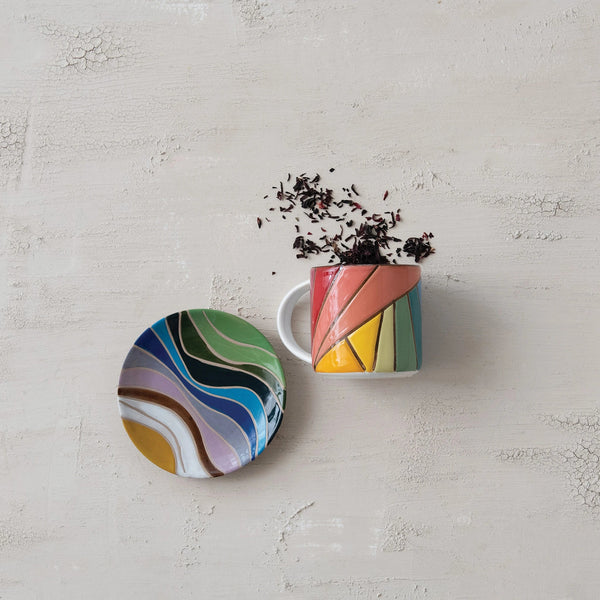 Stoneware Multicolor Mug - DIGS