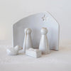 Stoneware Nativity with Glaze - DIGS