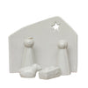 Stoneware Nativity with Glaze - DIGS
