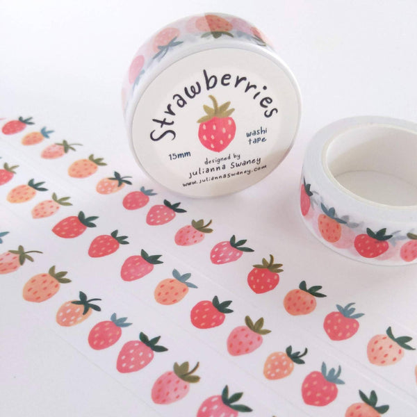 Strawberries Washi Tape - DIGS
