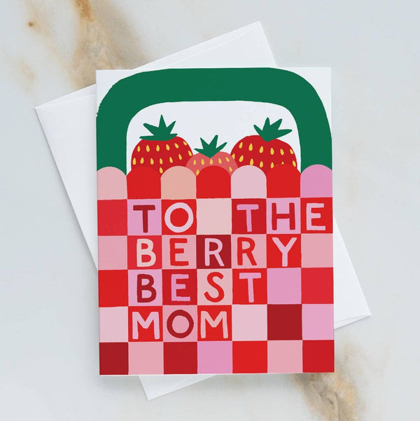 Strawberry Basket Mother's Day Card - DIGS