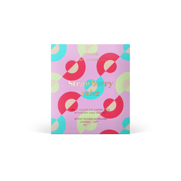 Strawberry Cake White Chocolate Bar - DIGS