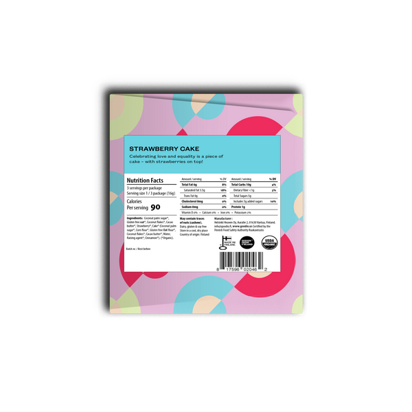 Strawberry Cake White Chocolate Bar - DIGS