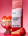Strawberry & Cream White Chocolate Bar - DIGS