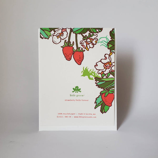 Strawberry Fields Forever Mother's Day Card - DIGS