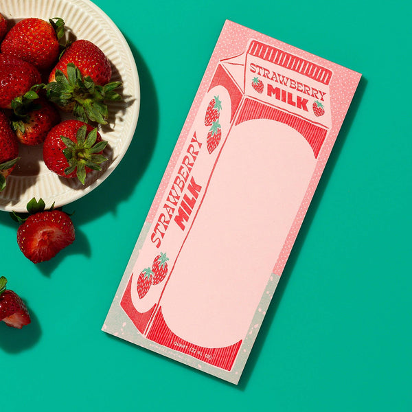 Strawberry Milk Risograph Notepad - DIGS