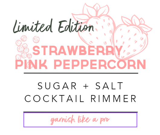Strawberry Peppercorn Rimming Sugar + Salt - DIGS