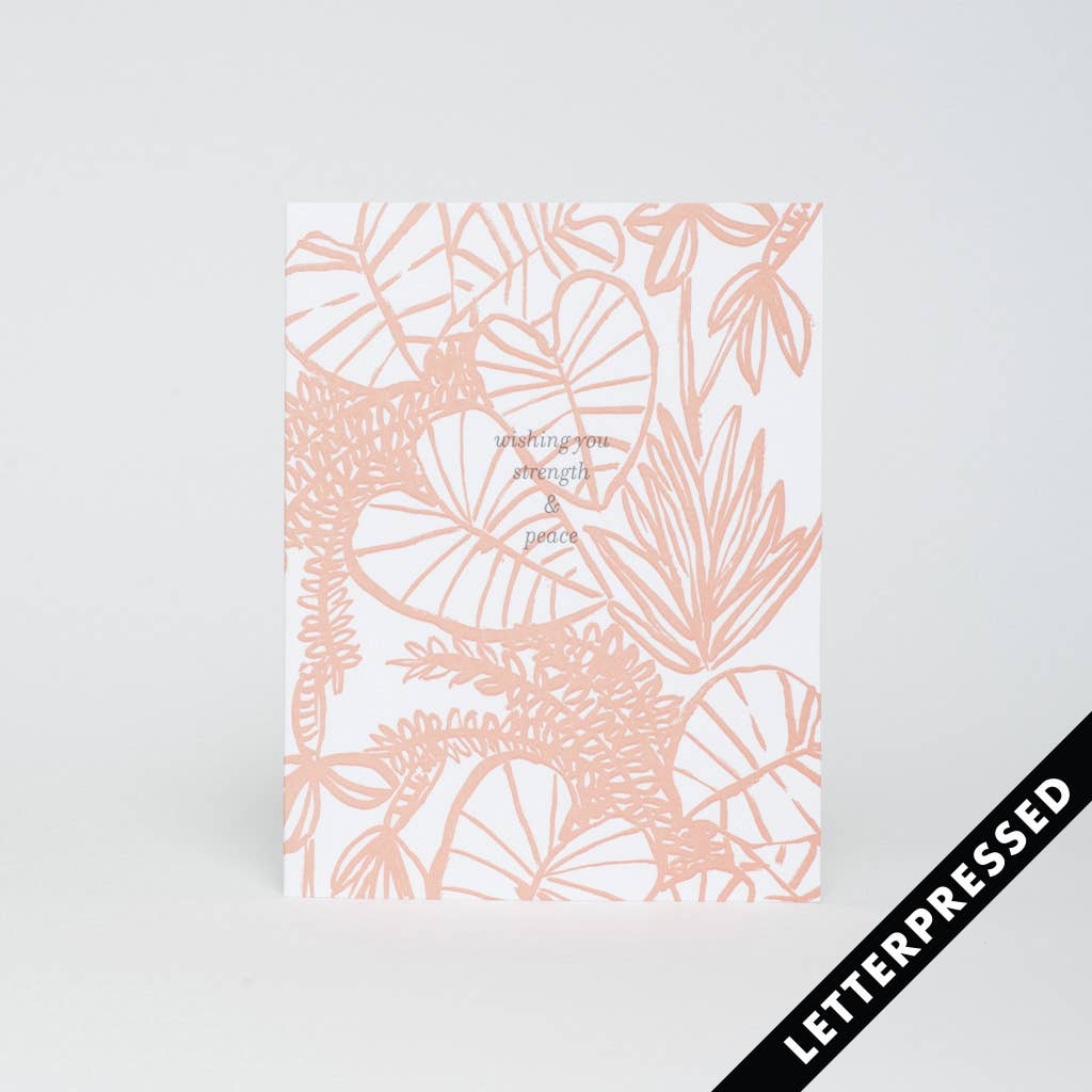 Strength & Peace Sympathy Card - DIGS
