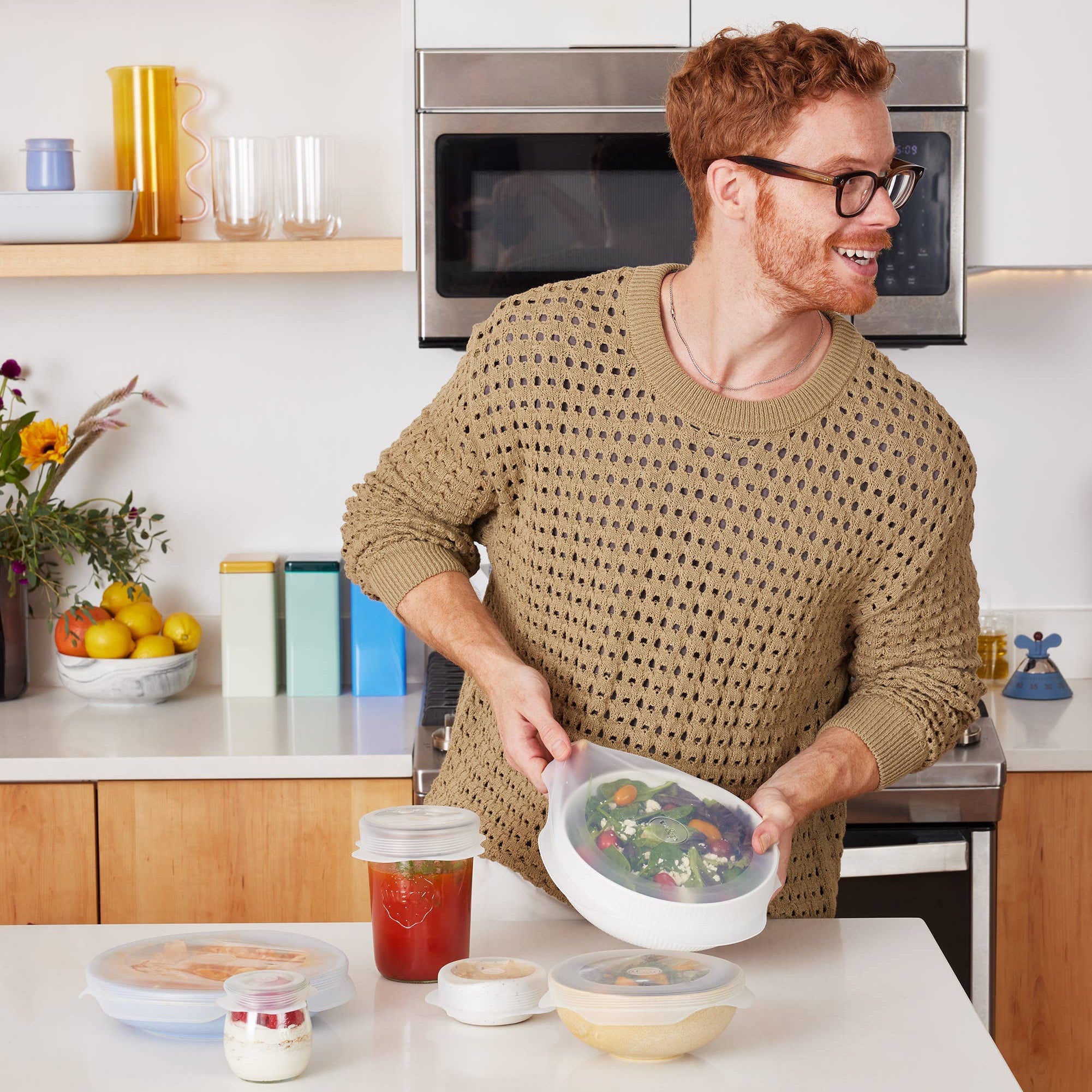 Stretch Can And Bowl Lids - Set of 6 Sizes - DIGS