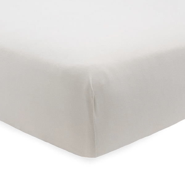 Stretch Knit Crib Sheet: Pebble - DIGS