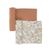 Stretch Knit Swaddle 2 Pack: Pressed Petal + Terracotta - DIGS