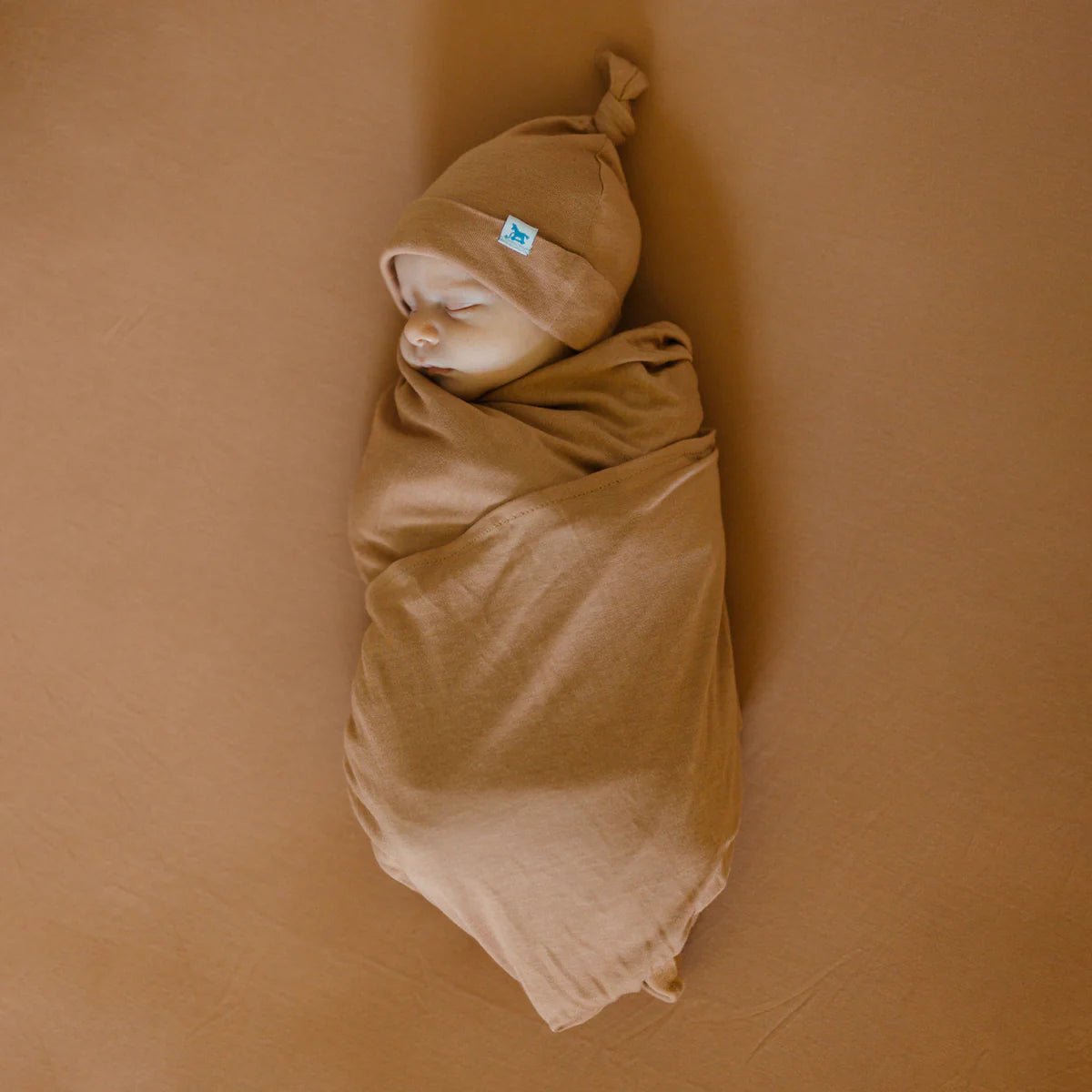 Stretch Knit Swaddle 2 Pack: Pressed Petal + Terracotta - DIGS