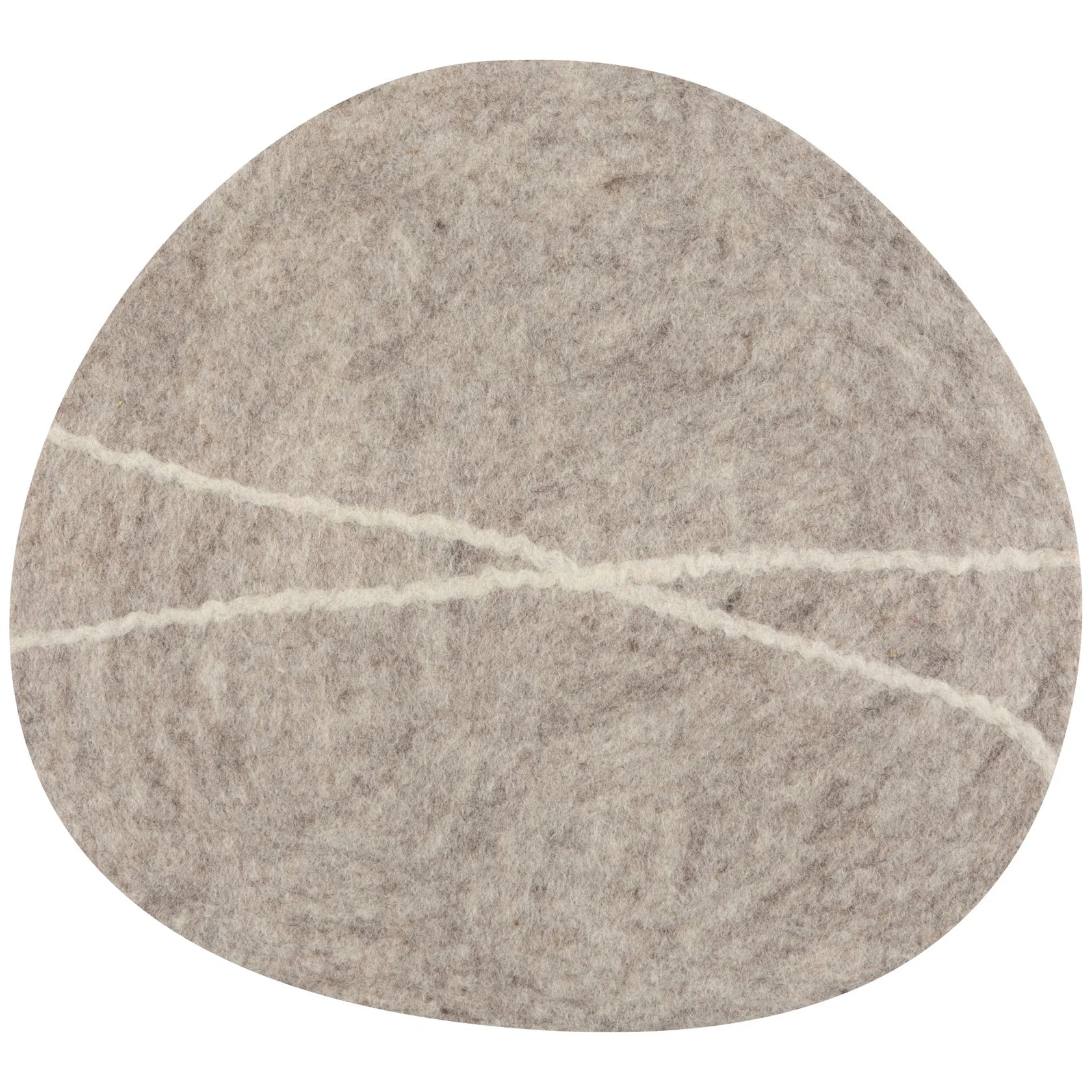 Striato Felted Wool Coasters Set - DIGS