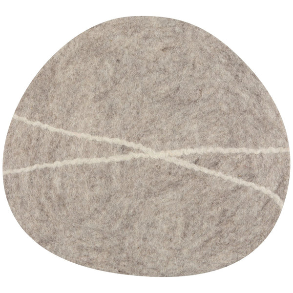 Striato Felted Wool Coasters Set - DIGS