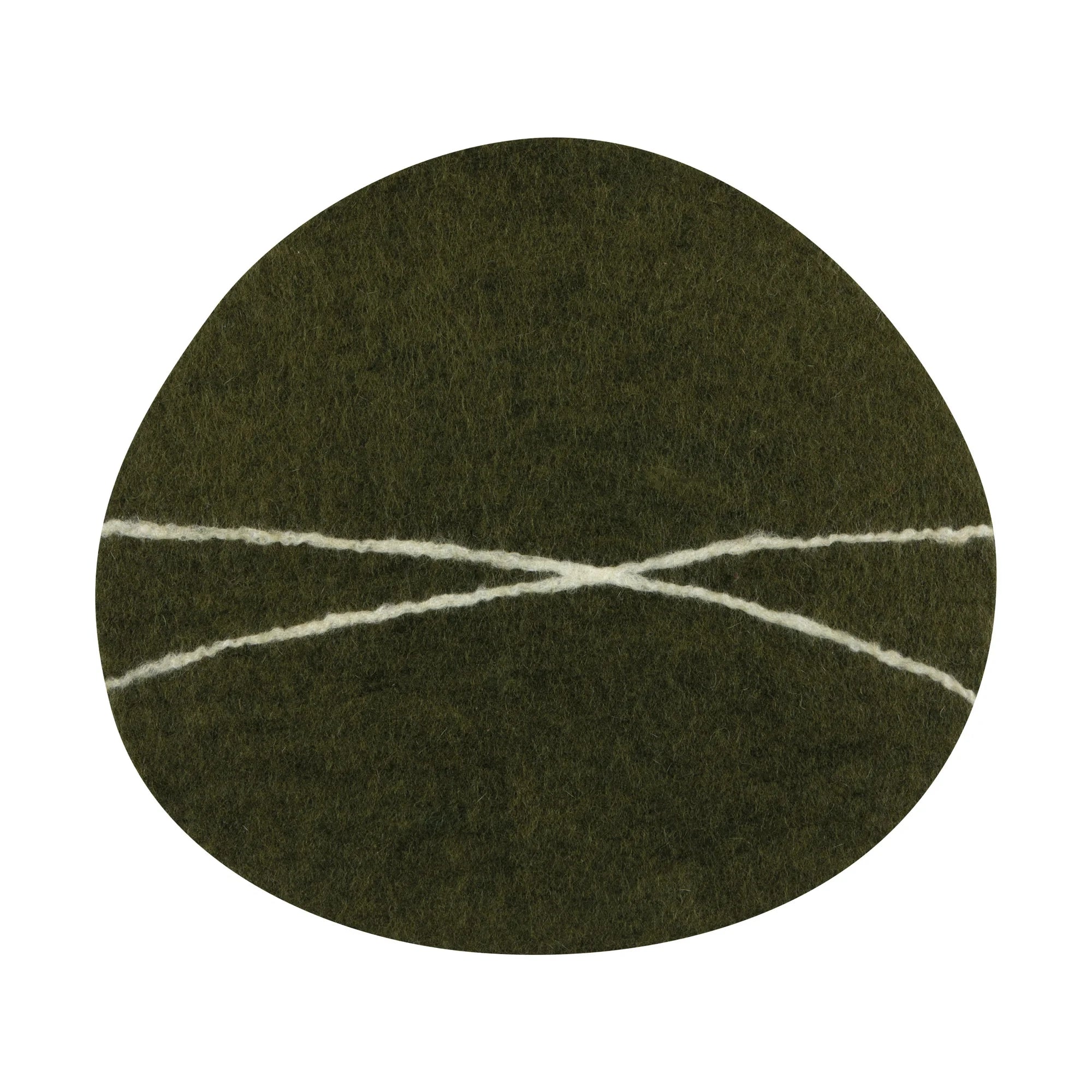 Striato Felted Wool Coasters Set - DIGS