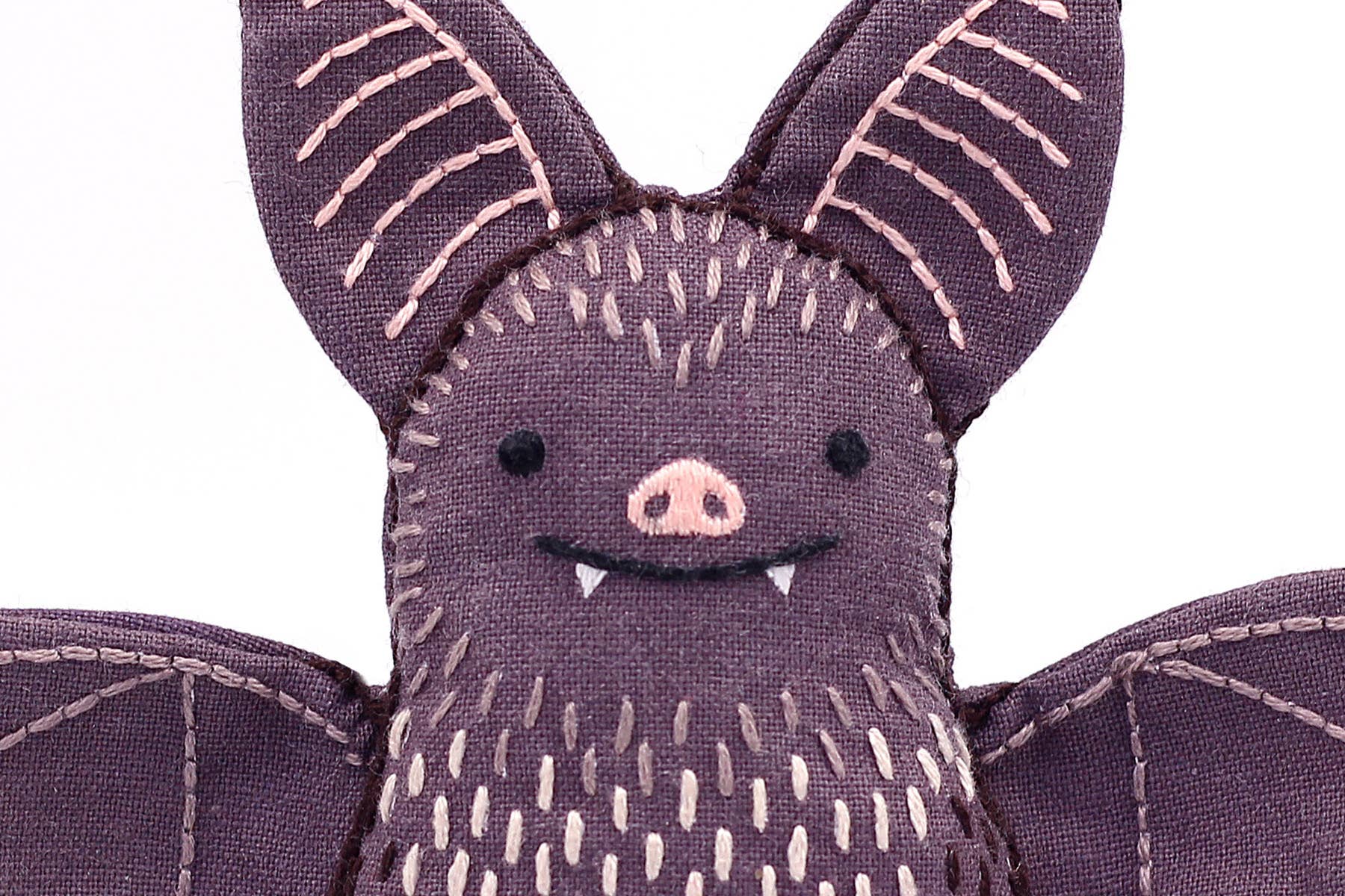Stuffed Bat Embroidery Kit - DIGS