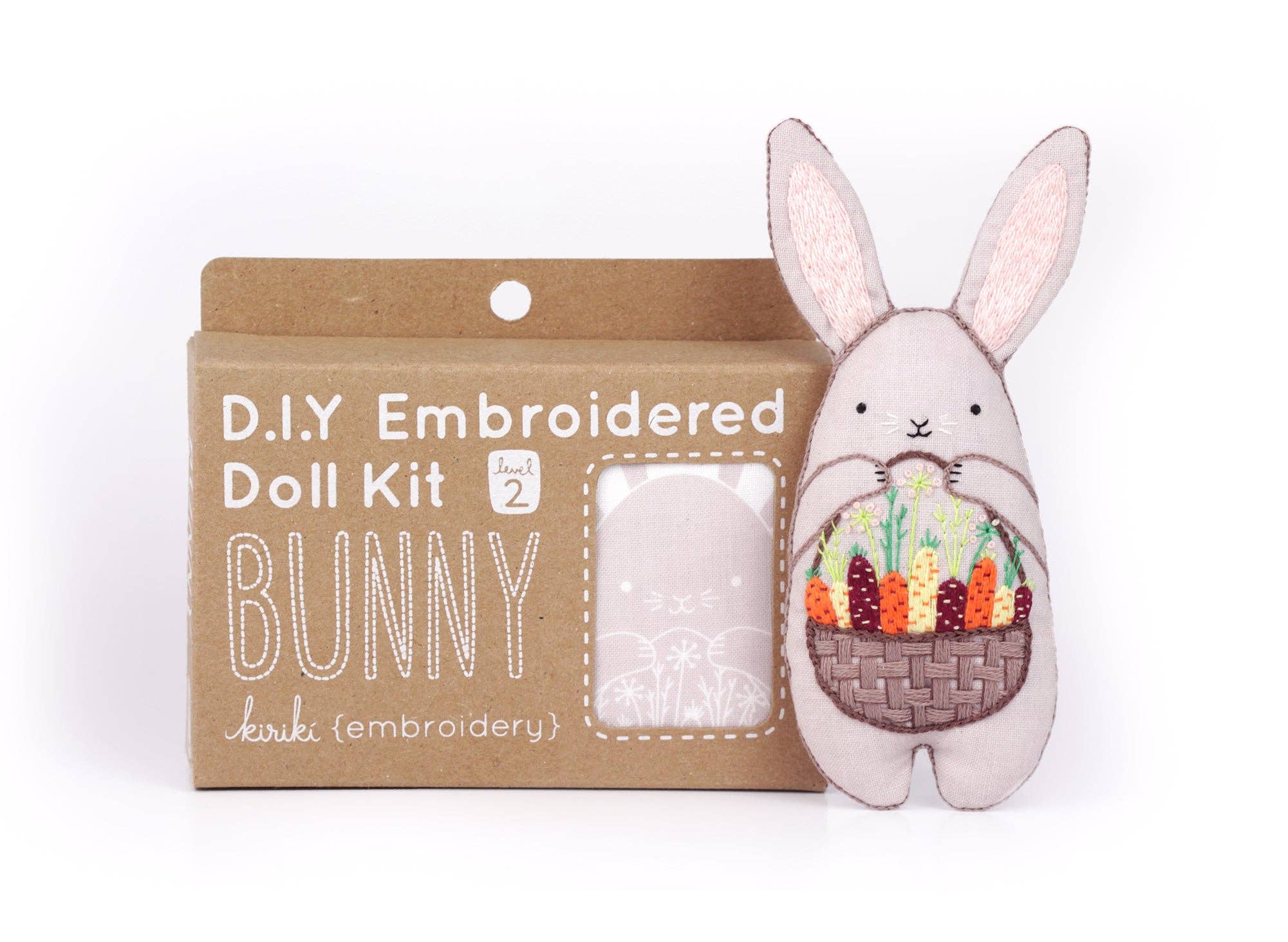 Stuffed Bunny Embroidery Kit - DIGS