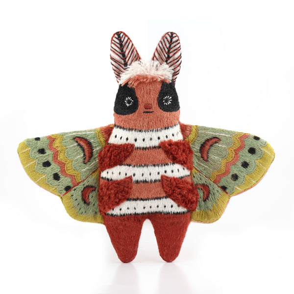 Stuffed Moth Embroidery Kit - DIGS