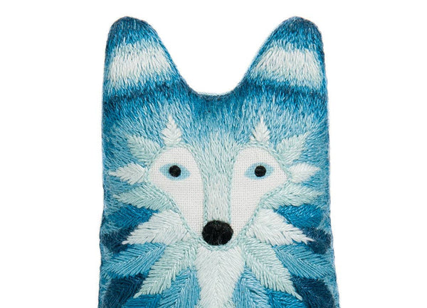 Stuffed Wolf Embroidery Kit - DIGS