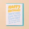 Stupid Shit Birthday Card - DIGS