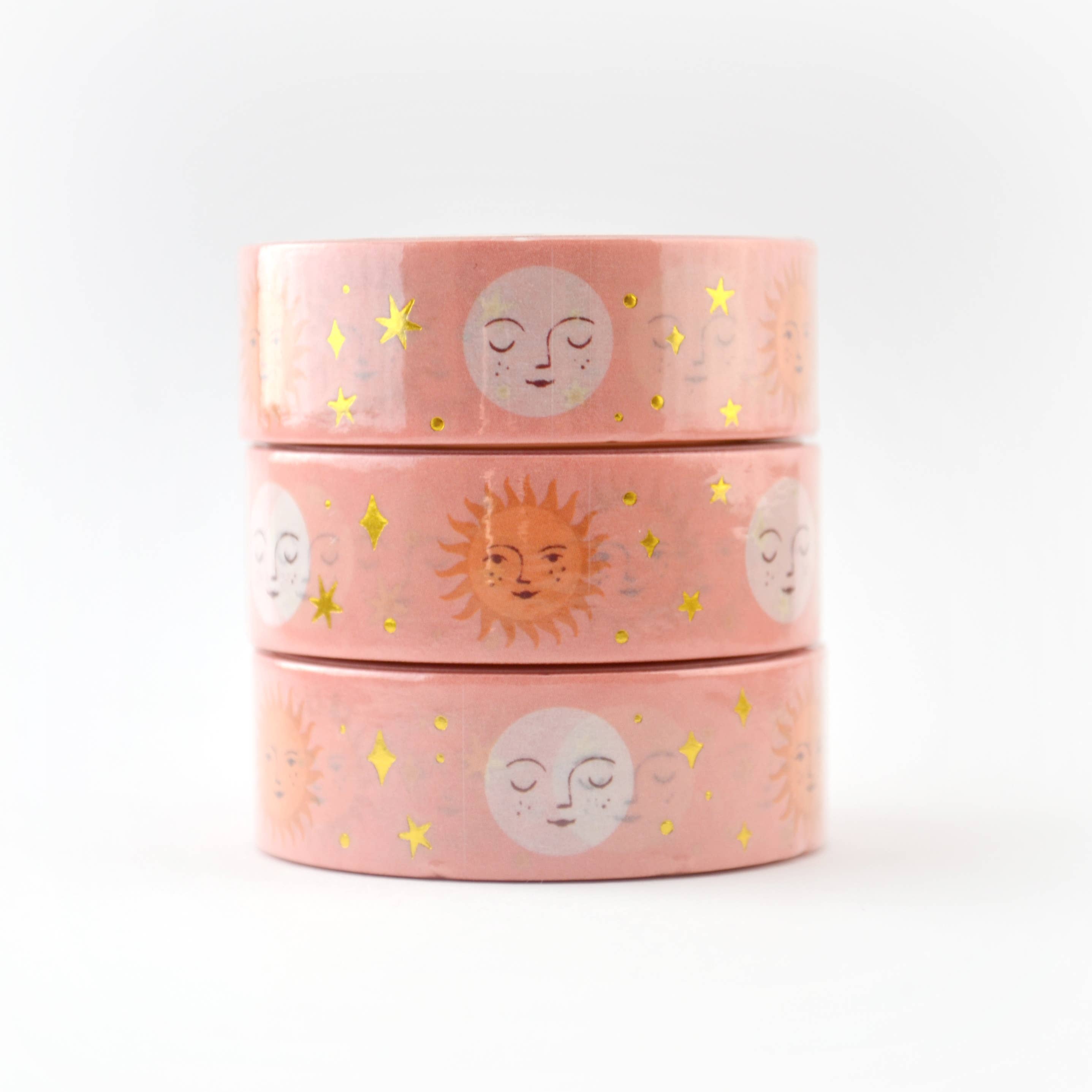 Sun & Moon Gold Foil Washi Tape - DIGS