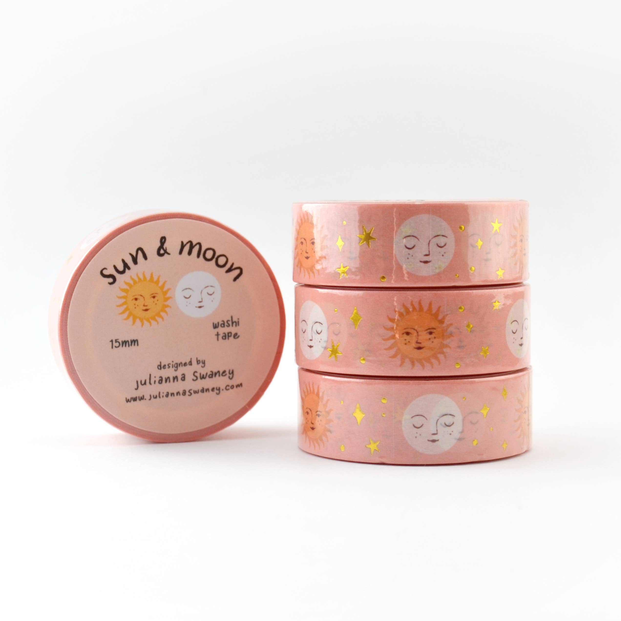 Sun & Moon Gold Foil Washi Tape - DIGS