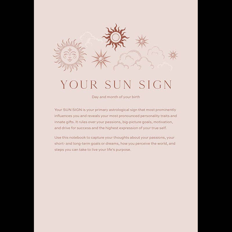 Sun Moon Rising Astrology Notebook Set - DIGS