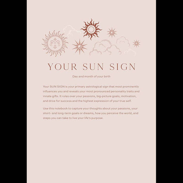 Sun Moon Rising Astrology Notebook Set - DIGS