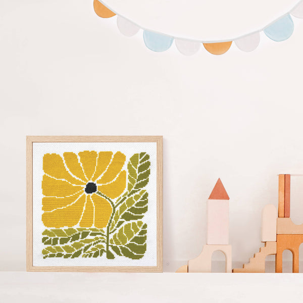 Sunny Blossom Cross Stitch Kit - DIGS