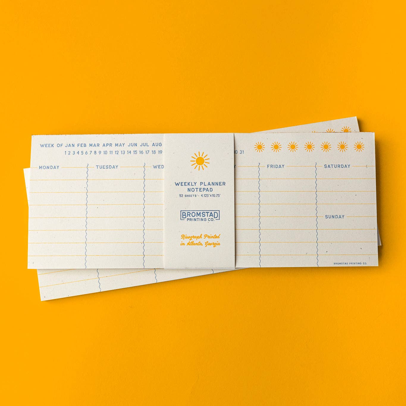 Suns Weekly Planner Notepad - DIGS
