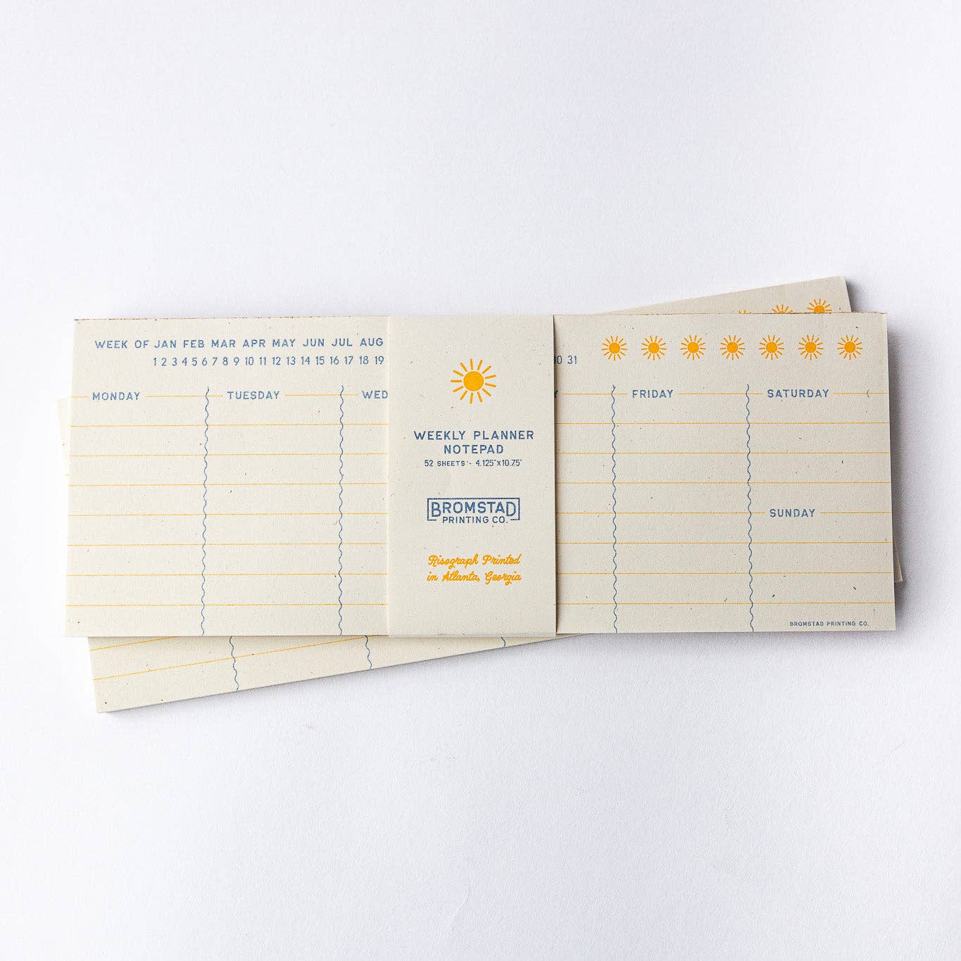 Suns Weekly Planner Notepad - DIGS