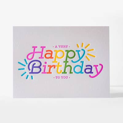Super Electric Birthday Card - DIGS