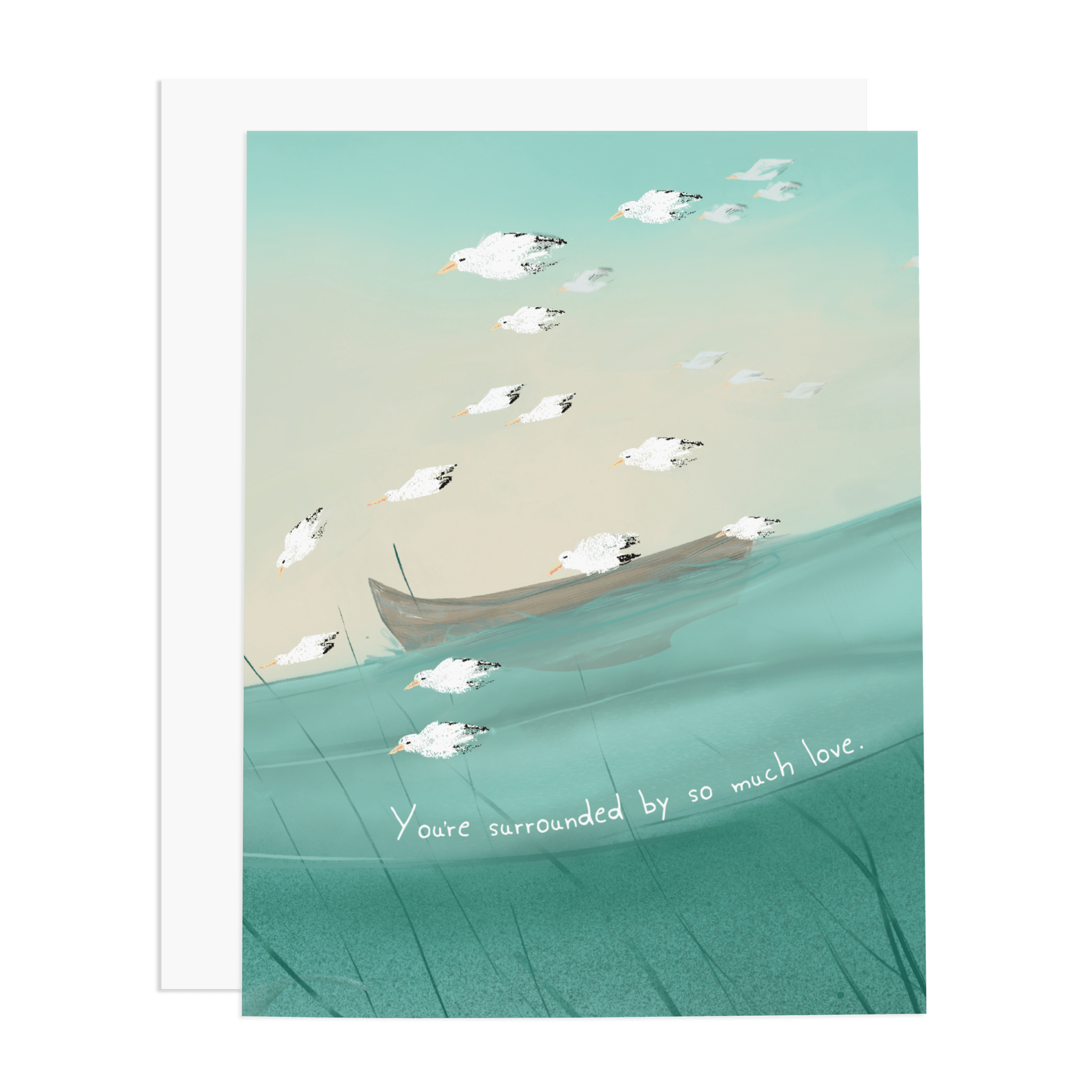Surrounded by Love Sympathy Card - DIGS