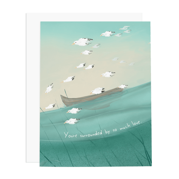 Surrounded by Love Sympathy Card - DIGS