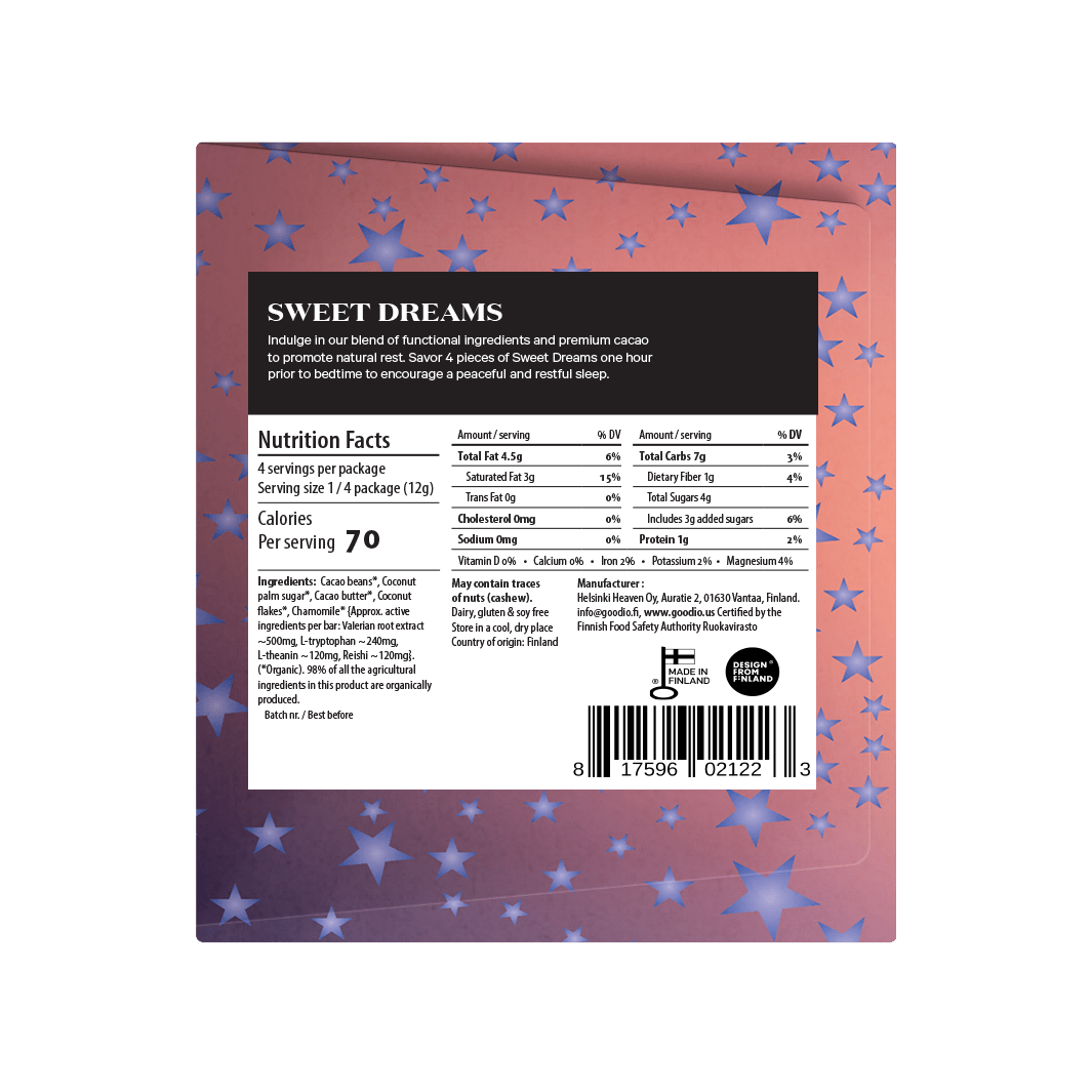 Sweet Dreams 49% Chocolate Bar - DIGS