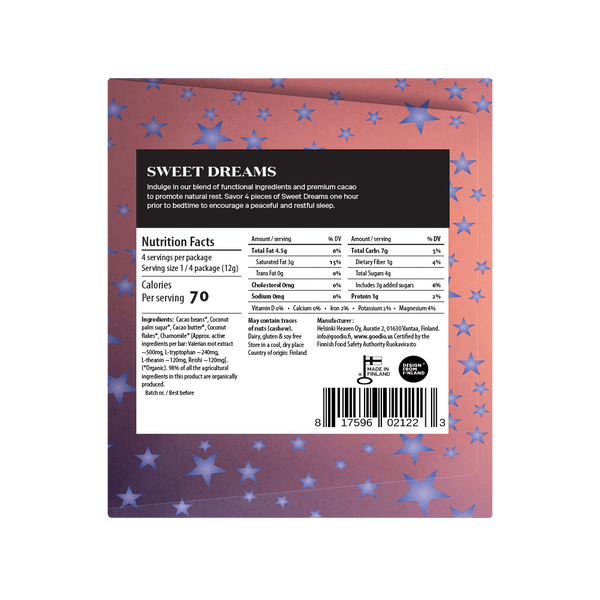 Sweet Dreams 49% Chocolate Bar - DIGS