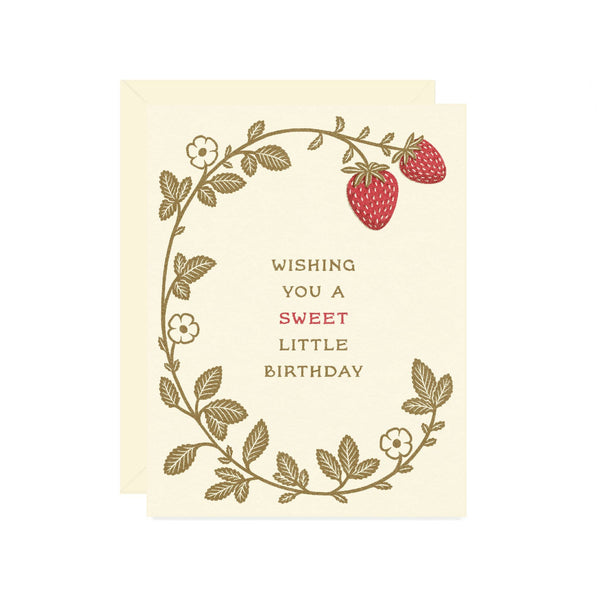 Sweet Little Birthday Card - DIGS