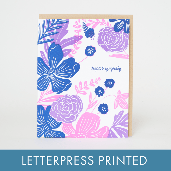 Sympathy Flowers Card - DIGS