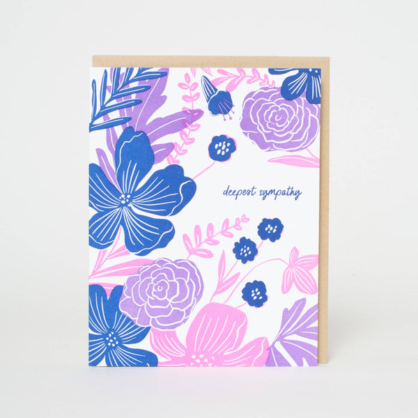 Sympathy Flowers Card - DIGS
