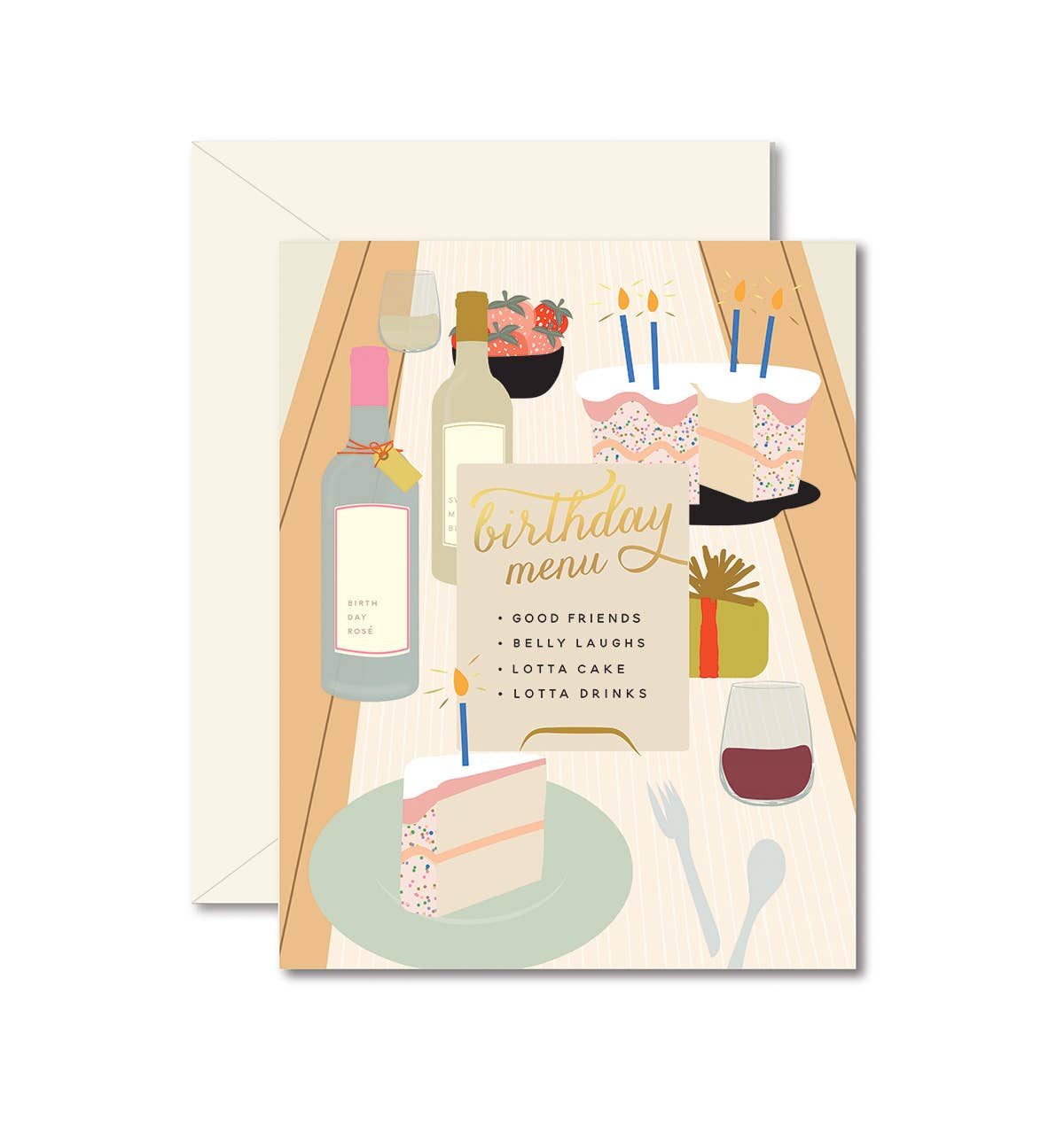 Tablescape Birthday Card - DIGS