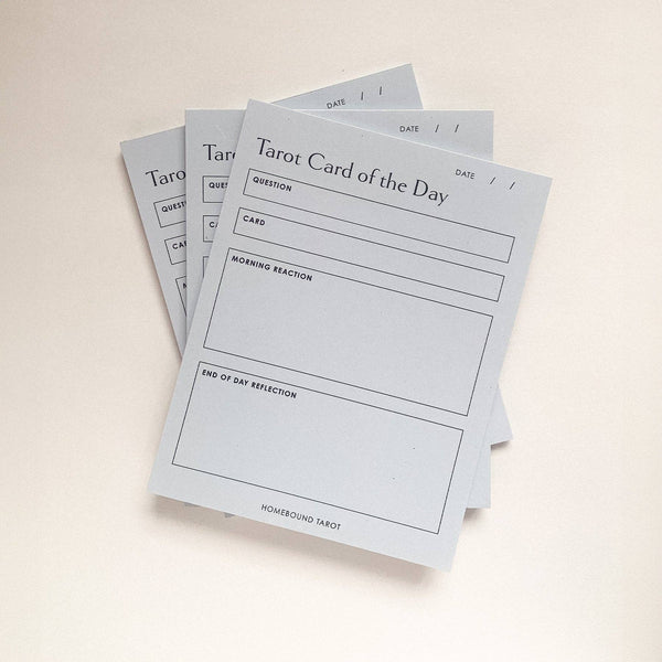 Tarot Reading Pad: Morning to Evening Reflection - DIGS