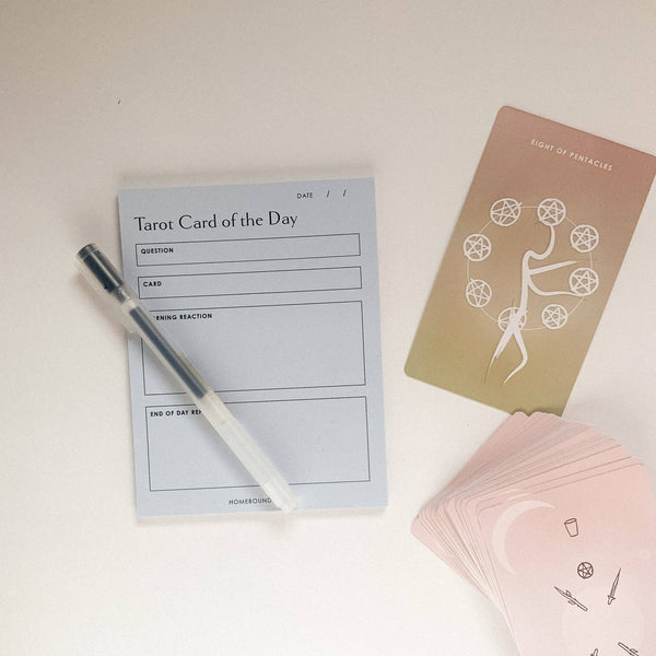 Tarot Reading Pad: Morning to Evening Reflection - DIGS
