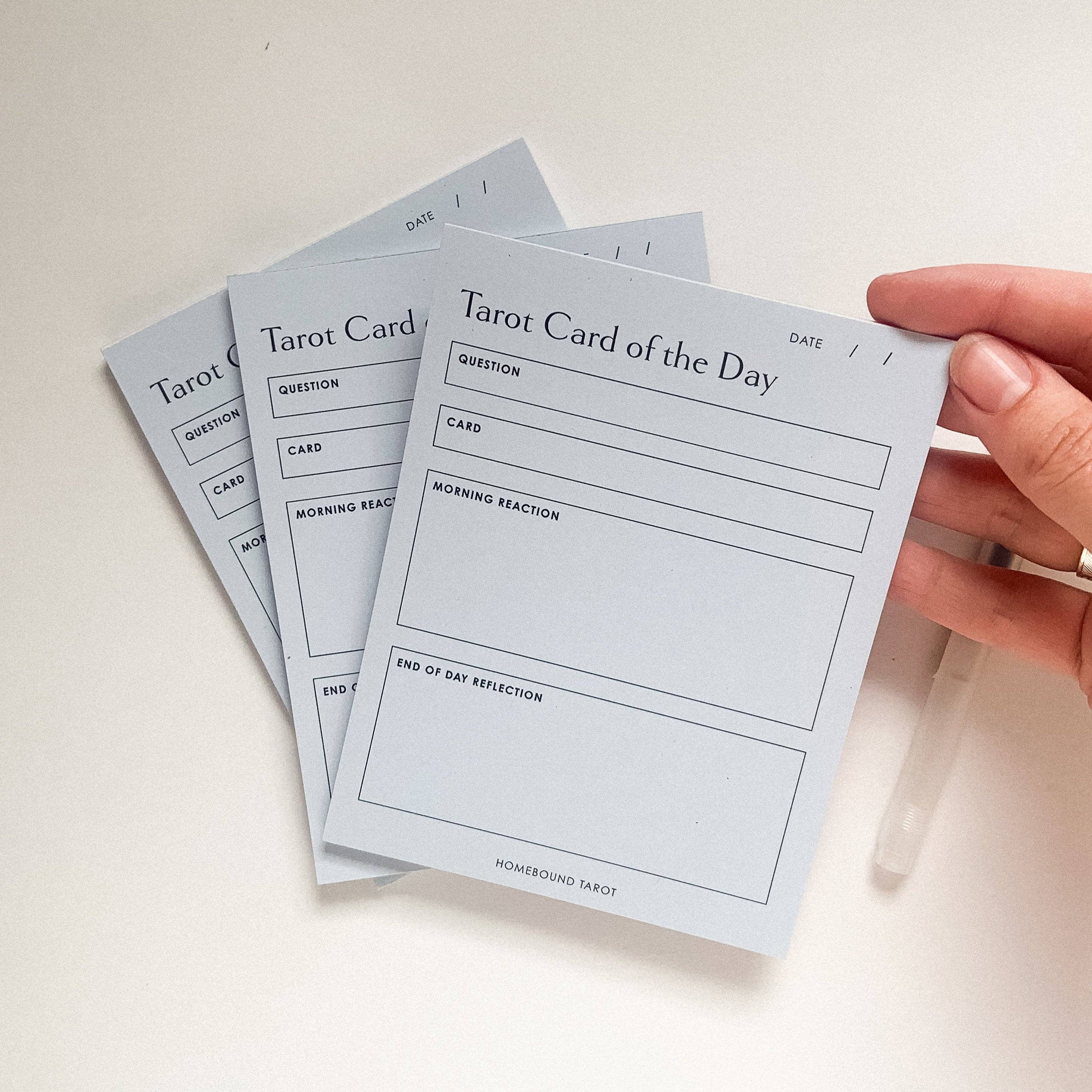 Tarot Reading Pad: Morning to Evening Reflection - DIGS