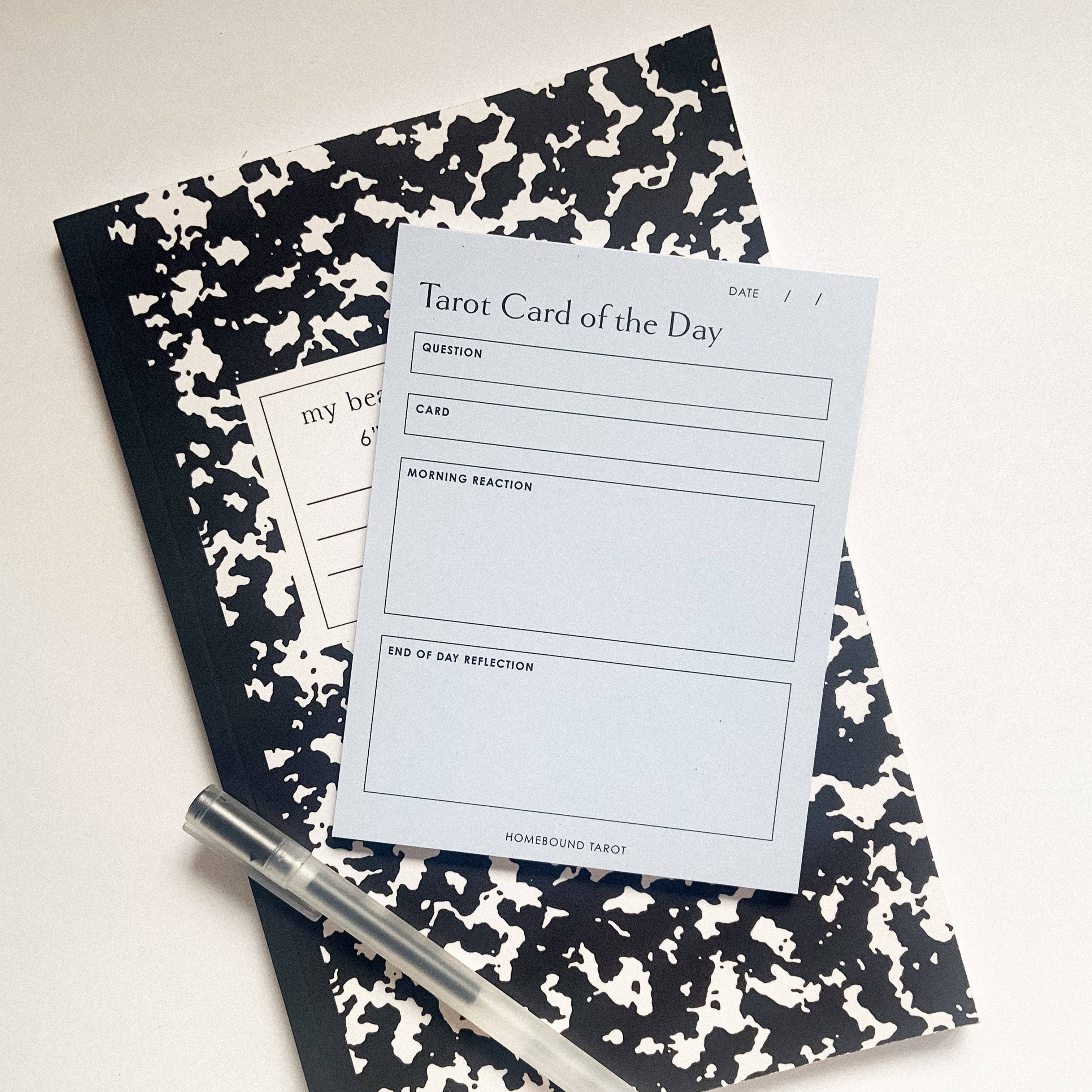 Tarot Reading Pad: Morning to Evening Reflection - DIGS